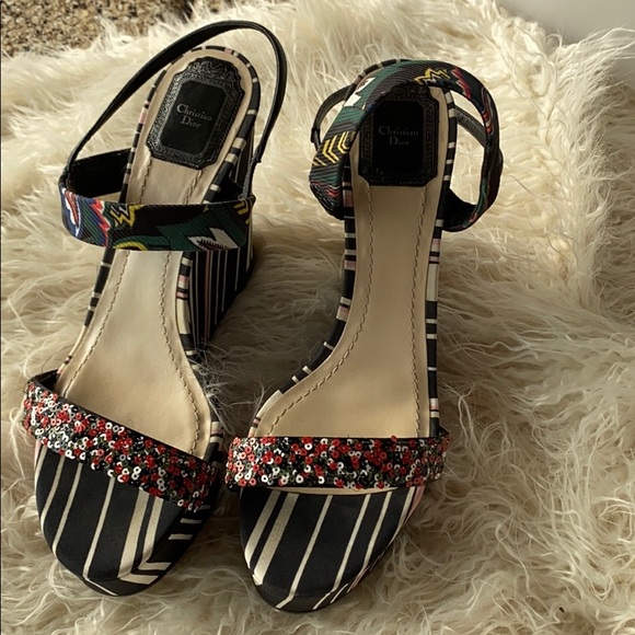 Christian Dior platform sandals - Picture 1 of 8